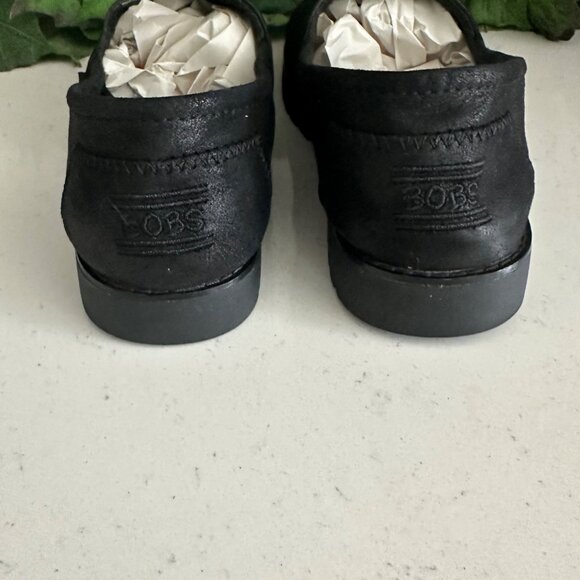 Bobs Womens Black Slip-On Shoes Size 9 Lightweight Casual Comfortable Textile Up - Picture 6 of 9